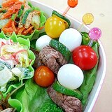 ジューシー牛肉のカラフルピンチョス